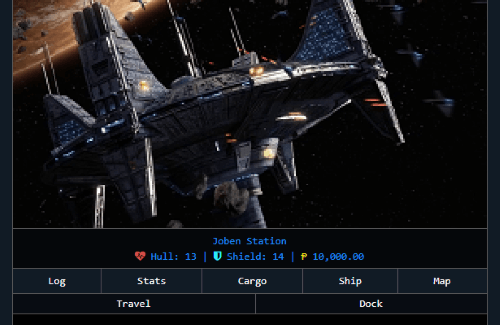 Screenshot of the second space RPG